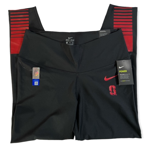 NIKE Power Stanford Cardinal Sculpt Victory Tight Fit Leggings (size XXL) - Picture 2 of 5